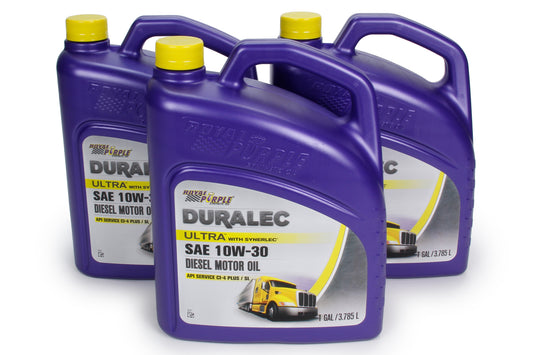 Royal Purple  Duralec Ultra 10W30 Oil Case 3 x 1 Gallon  ROY80456