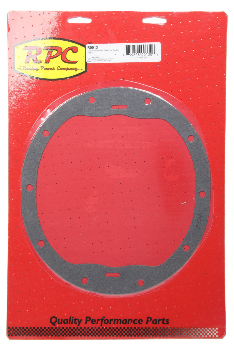 RACING POWER CO-PACKAGED  Chevy Intermediate Diff Cover Gasket 10 Bolt  RPCR0013