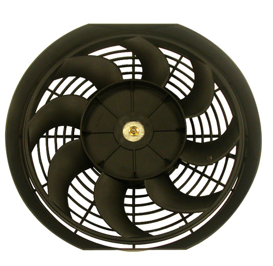 RACING POWER CO-PACKAGED  12In Universal Cooling Fan W/Curved Blades 12V   RPCR1012