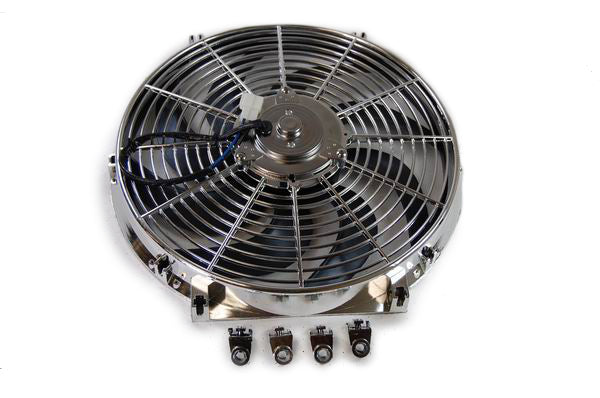 RACING POWER CO-PACKAGED  14in Electric Fan Curved Blades   RPCR1205