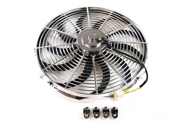 RACING POWER CO-PACKAGED  16In Electric Fan Curved Blades   RPCR1207