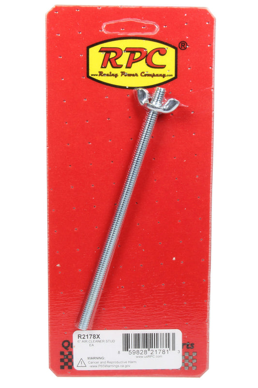 RACING POWER CO-PACKAGED  6In Air Cleaner Stud 1/4 -20   RPCR2178X