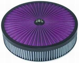 RACING POWER CO-PACKAGED  Black 14X3 Super Flow Air Cleaner Kit  RPCR2405X