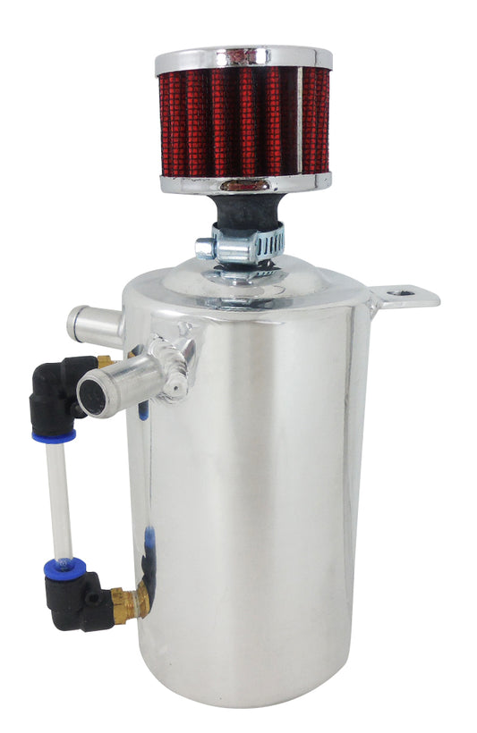 Racing Power Co-Packaged Fabricated Alum Oil Catc h Tank Breather 1.0 Pint MPN RPCR2505