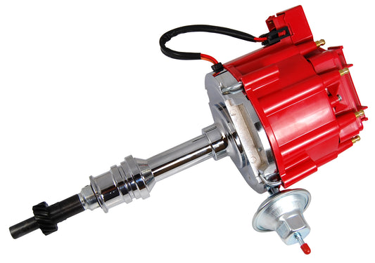 RACING POWER CO-PACKAGED  Ford 351W HEI Distributo r 50K Volt Coil -Red  RPCR3923