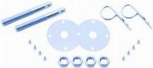 RACING POWER CO-PACKAGED  Chrome Steel Hair Pin H ood Set   RPCR4051