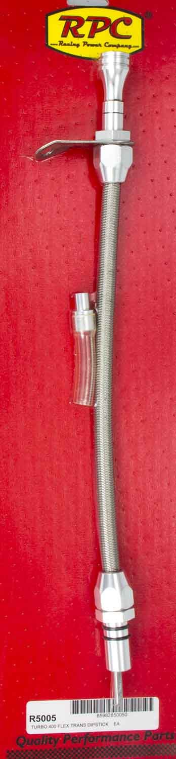 RACING POWER CO-PACKAGED  Flexible Trans Dipstick GM TH400 B/H Mount   RPCR5005