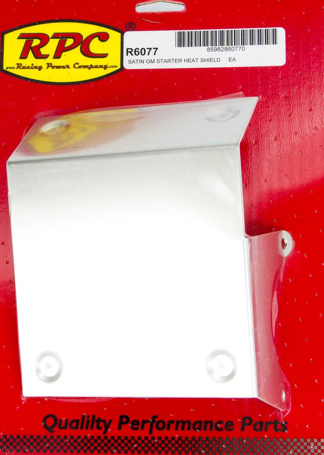 Racing Power Co-Packaged GM Starter Heat Shield MPN RPCR6077 For Chevy