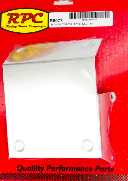 Racing Power Co-Packaged GM Starter Heat Shield MPN RPCR6077 For Chevy