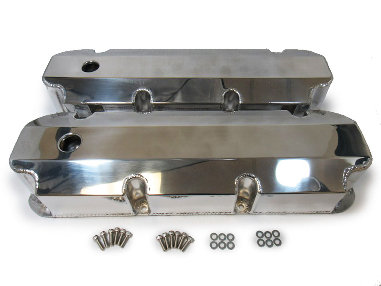 RACING POWER CO-PACKAGED  Aluminum Valve Covers Ford 429-460   RPCR6357POL