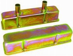 RACING POWER CO-PACKAGED  Zinc SB Chevy Circle Track Valve Cover Pair  RPCR7215Z