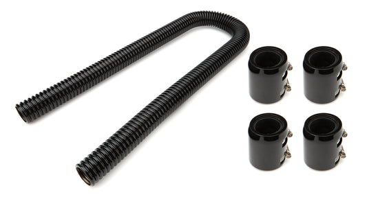 RACING POWER CO-PACKAGED  Black 48in Stainless Radiator Hose Kit   RPCR7310BK