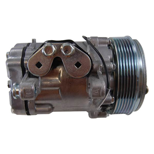 Racing Power Co-Packaged Sanden #7176 12V A/C Co mpressor Serpentine MPN RPCR8755 For Universal use