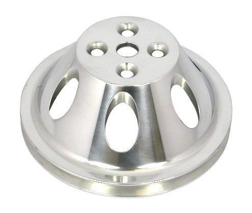 Racing Power Co-Packaged Polished Alum BBC Single Groove Water Pump Pulley MPN RPCR8840POL For Chevy