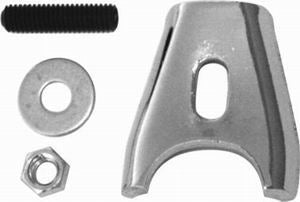 RACING POWER CO-PACKAGED  GM Distributor Clamp Chrome   RPCR9126