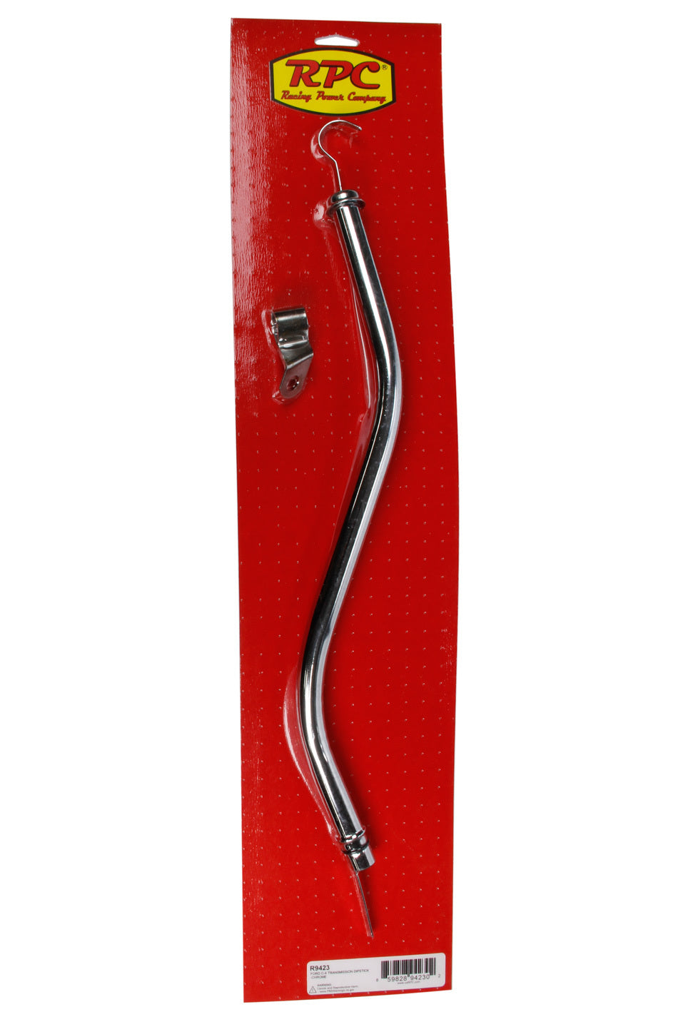 Racing Power Co-Packaged Ford C-4 Transmission Dipstick -Chrome MPN RPCR9423