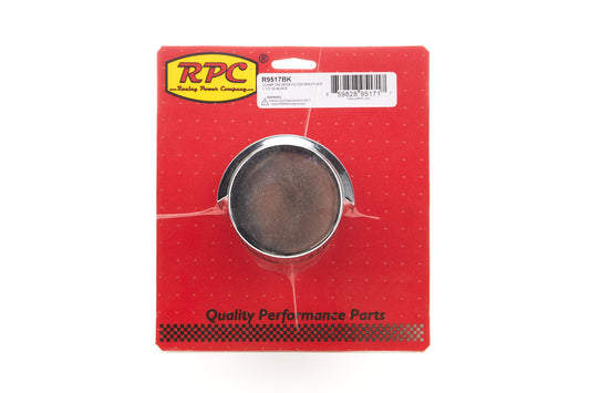 RACING POWER CO-PACKAGED  Clamp-On Breather 3in Tall 1-1/2in ID Black  RPCR9517BK