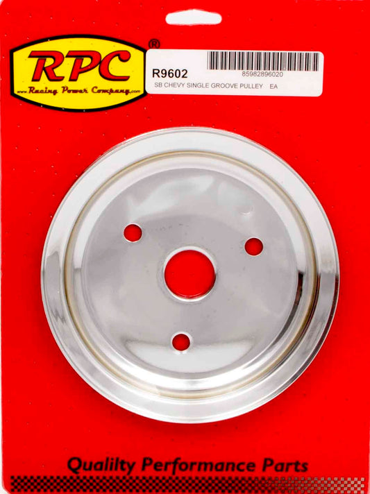 RACING POWER CO-PACKAGED  Chrome Steel Crankshaft Pulley SBC Short Wp 6.8   RPCR9602