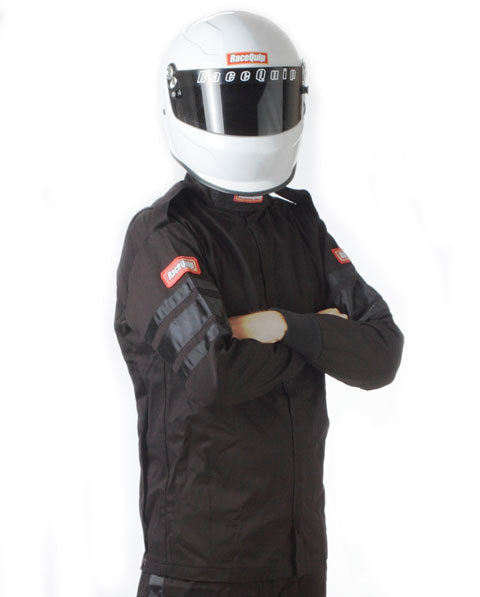 Racequip Black Jacket Single Layr 4X-Large MPN RQP111009