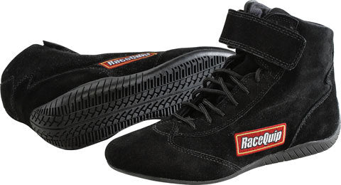 Racequip Shoe Mid-Top Black Size 11 SFI MPN RQP30300110