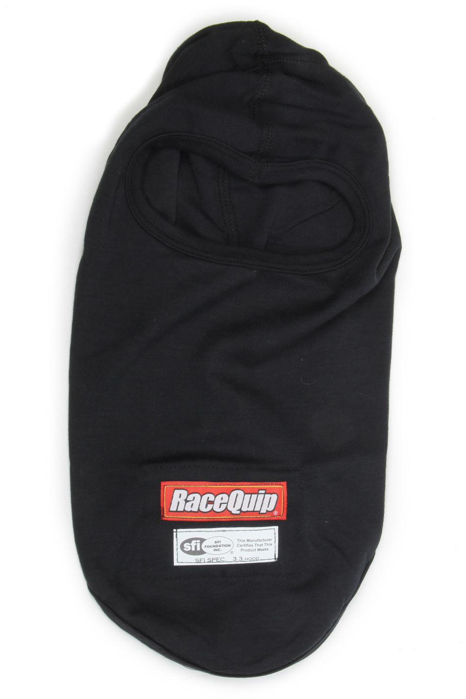 Racequip Headsock FR Black Single Layer SFI 3.3 MPN RQP433991