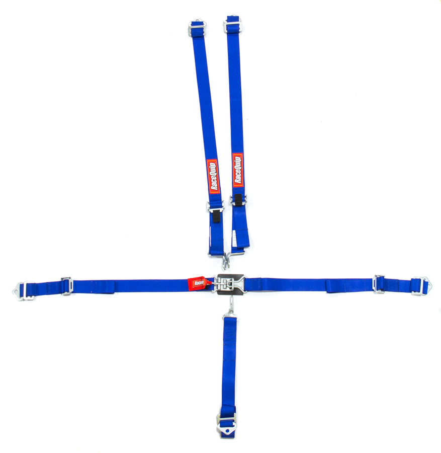 Racequip 5pt Harness Set Jr LL Blue MPN RQP709029