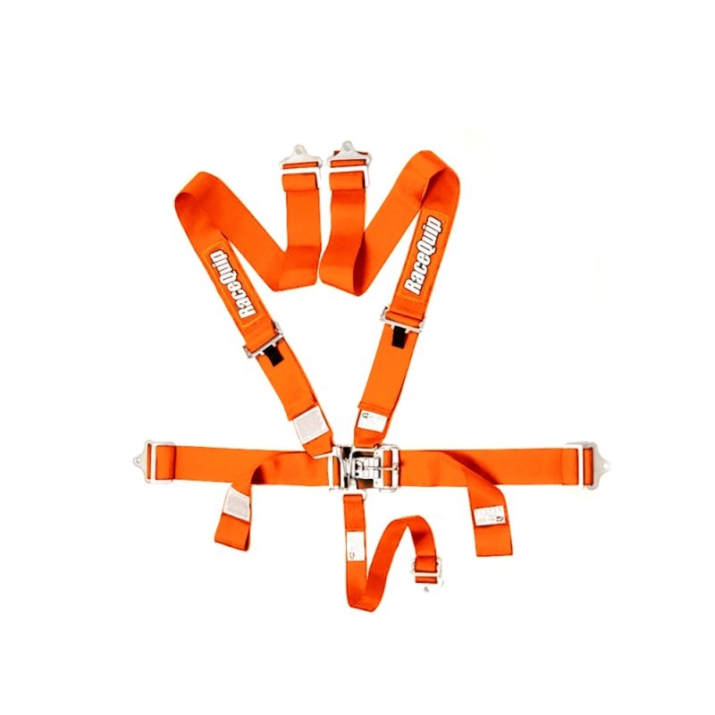 Racequip 5pt Harness Set L&L Orange SFI MPN RQP711041