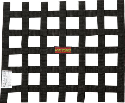 RACEQUIP  Ribbon Net 15x18 SFI Black  RQP726001
