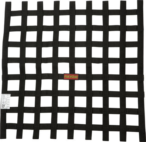 RACEQUIP  Ribbon Net 24x24 SFI Black   RQP726009