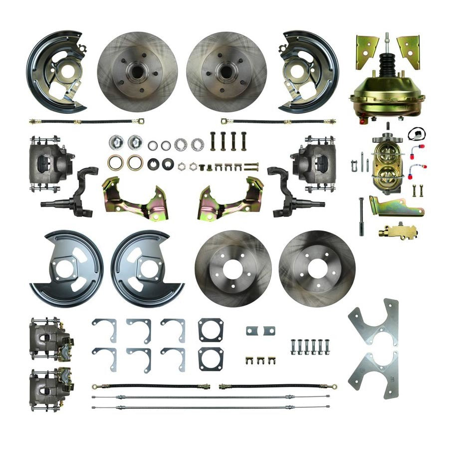 RIGHT STUFF DETAILING  64-72 A Body 4 Wheel Disc Brake Conversion   RSDAFXDC41C