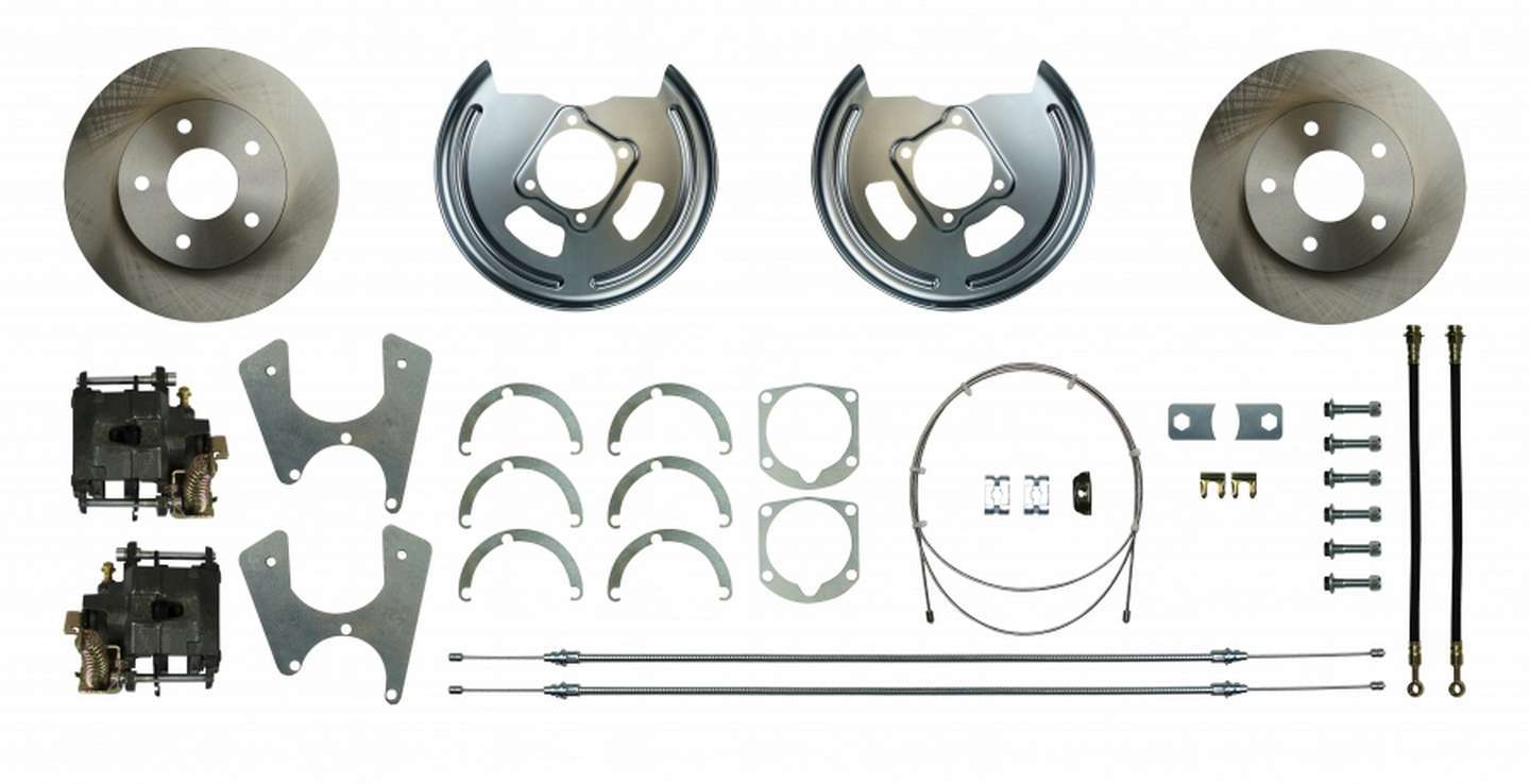 RIGHT STUFF DETAILING  Rear Disc Conv. GM E-Brake Cables Incl.   RSDFSCRD01