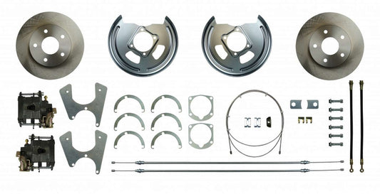 RIGHT STUFF DETAILING  Rear Disc Conv. GM E-Brake Cables Incl.   RSDFSCRD01