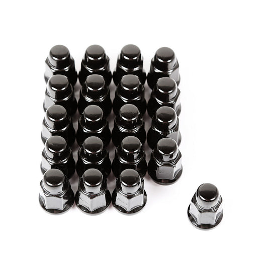 RUGGED RIDGE  Wheel Lug Nut  Set of 20 Black  1/2-20   RUG16715.23