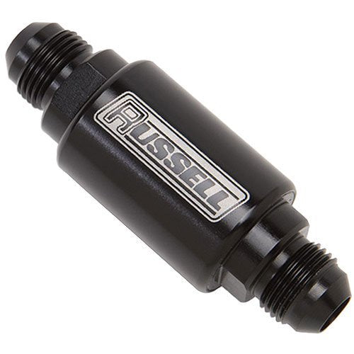 RUSSELL  P/C #8 3-1/4in Fuel Filter - Black   RUS650103