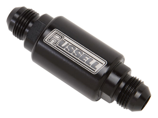 RUSSELL  P/C #6 3in Fuel Filter - Black   RUS650133