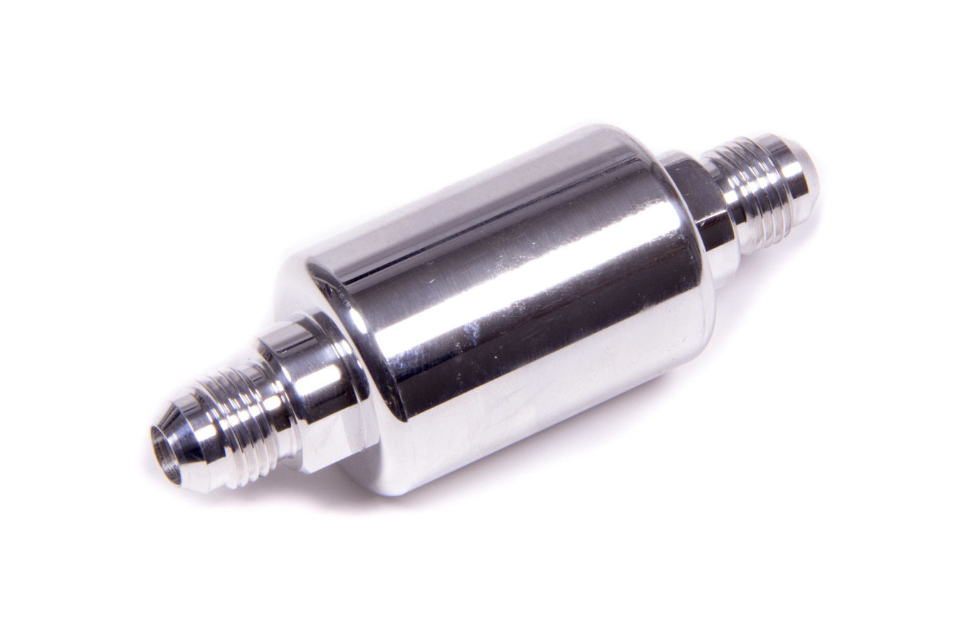 RUSSELL  #6 Aluminum Fuel Filter Polished 3in x 1-1/4in   RUS650140