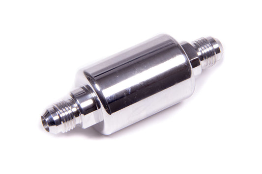RUSSELL  #6 Aluminum Fuel Filter Polished 3in x 1-1/4in   RUS650140