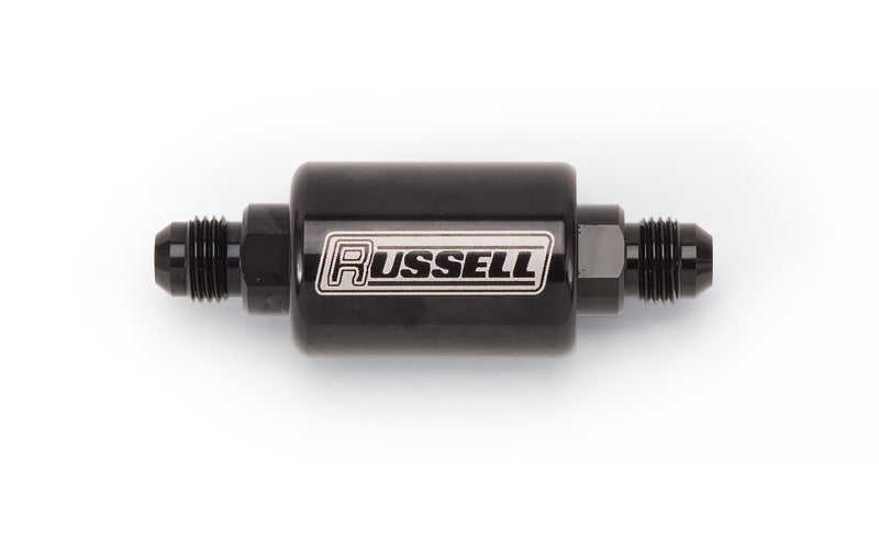 RUSSELL  Check Valve 8an Male to 8an Male Black Anodize   RUS650613