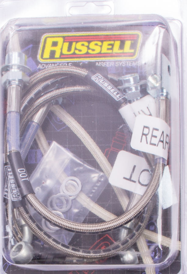 RUSSELL  Brake Hose Kit GM 84-88 F-Body   RUS692360