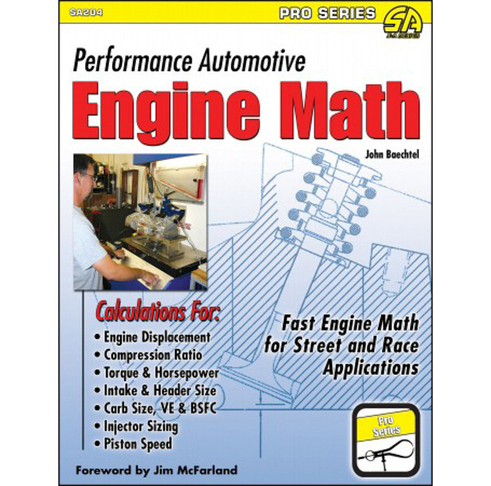 S-A BOOKS  Performance Automotive Engine Math   SABSA204