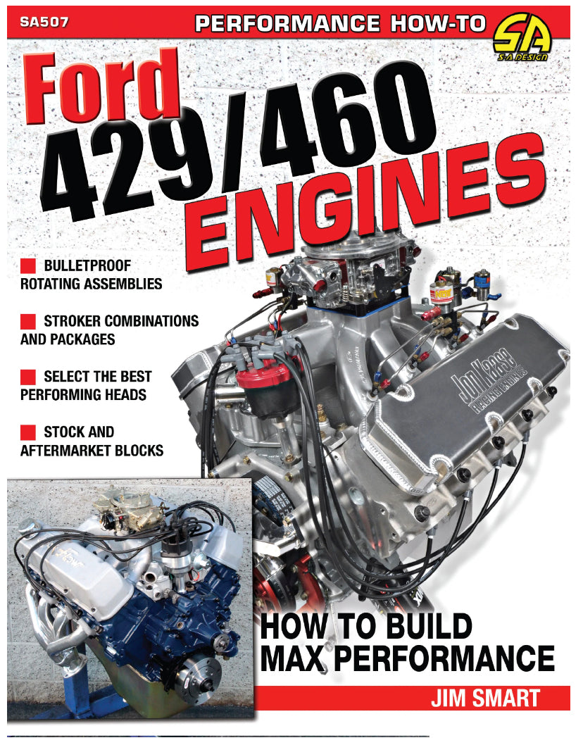 S-A BOOKS  How To Build Max Perform ance Ford 429/460 Engine   SABSA507