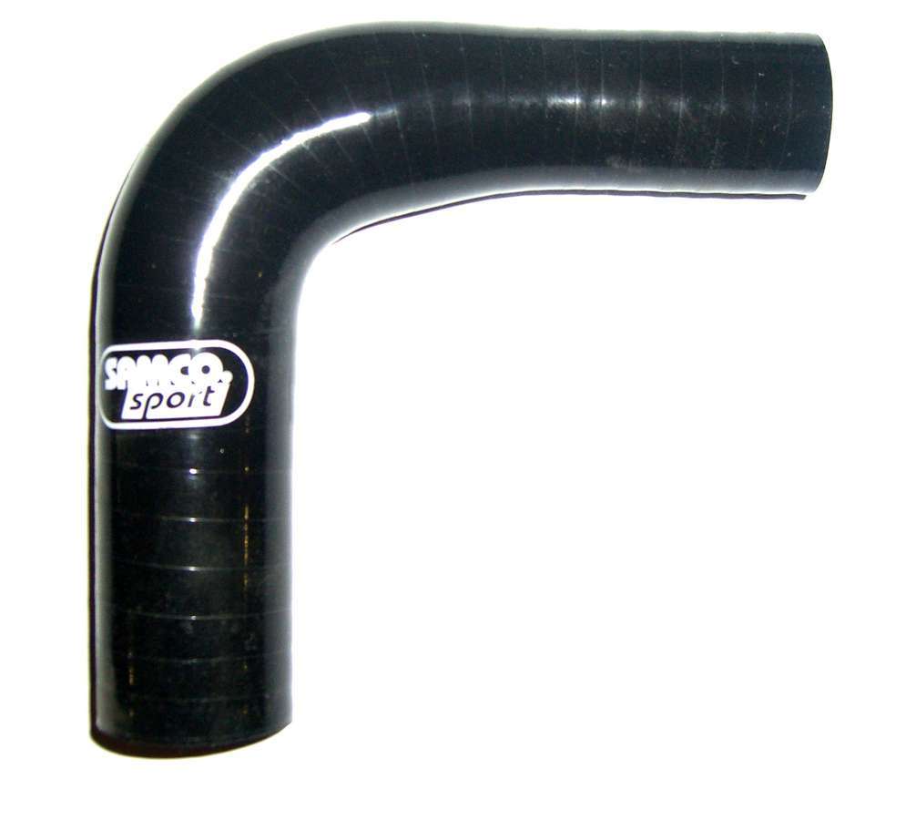 SAMCO SPORT  1-1/2in to 1-3/8in 90Deg Reducer Elbow Black  SAMRE9038-35BLACK