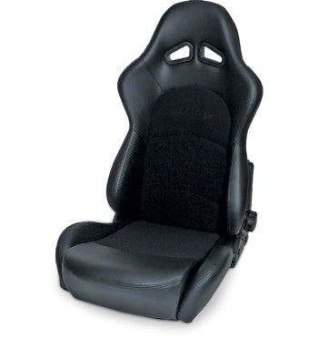 SCAT ENTERPRISES  Sportsman Pro Racing Seat - Blk Velour/Vinyl   SCA80-1615-71