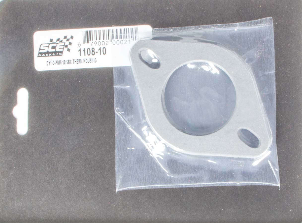 SCE GASKETS  SBC Thermostat Housing Gaskets Dyno-Pak (10)   SCE1108-10