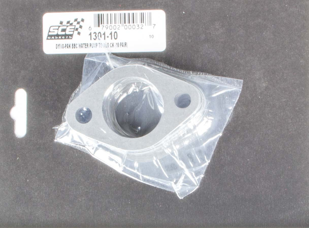Sce Gaskets BBC Water Pump Gaskets (10pr) Dyno Pack MPN SCE1301-10 For Chevy