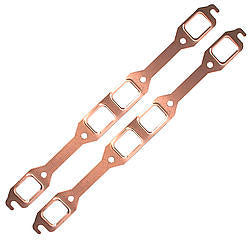 SCE GASKETS  1.650 x 1.200 BB Mopar Copper Embossed Exh Gskt   SCE4164