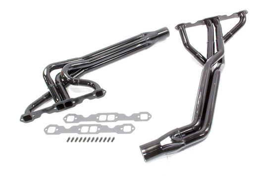 Schoenfeld Dirt Late Model Header 1-5/8 to 1-3/4in 2 Step MPN SCH181-606LVG-3 For Chevy Dirt Late Model