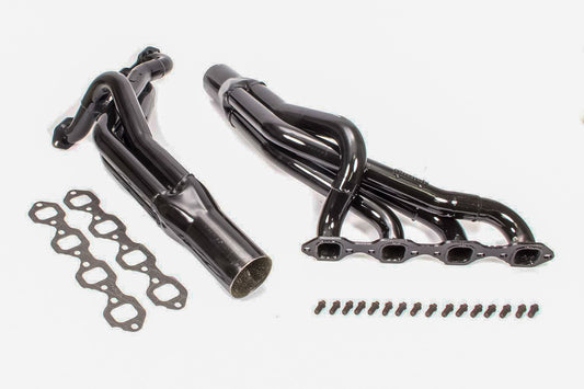 Schoenfeld BBC Truck Header 2in x 3-1/2in Fender Well MPN SCH2346 For Chevy Truck