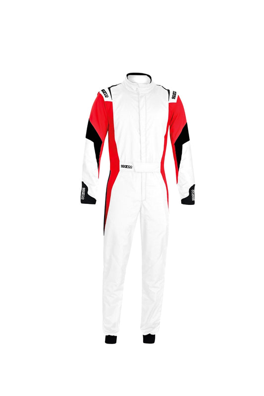 SPARCO  Comp Suit White/Red Medium/Large  SCO001144B54BRNR