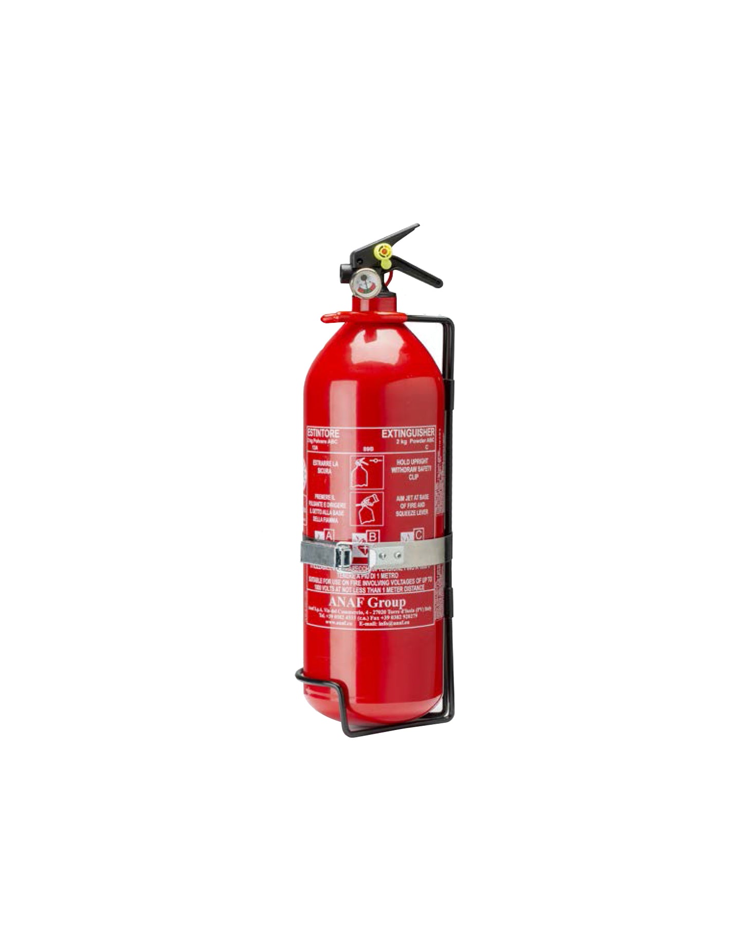 SPARCO  Extinguisher Handheld 2L Steel  SCO014773BSS2